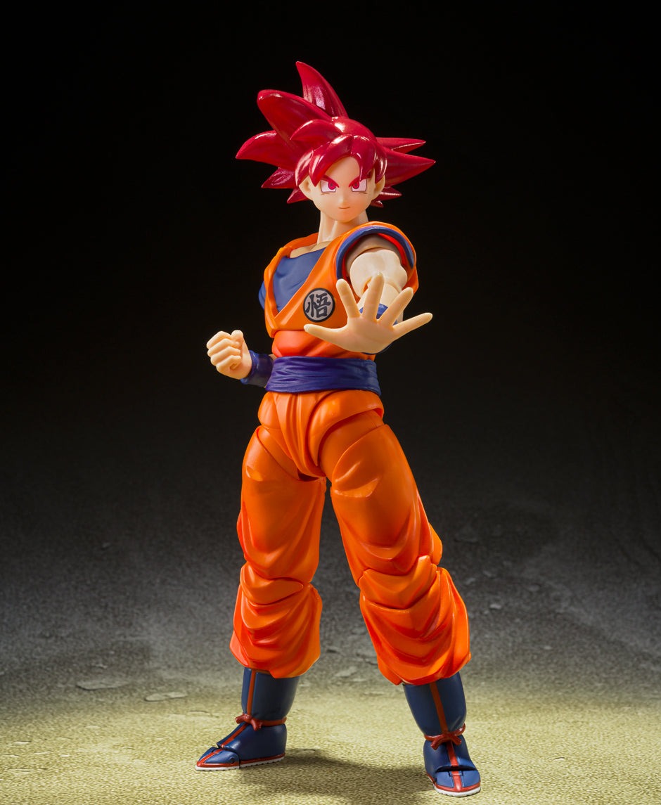 S.H. Figuarts Dragon Ball Super Saiyan God Goku -Saiyan God of Virtue- Action Figure