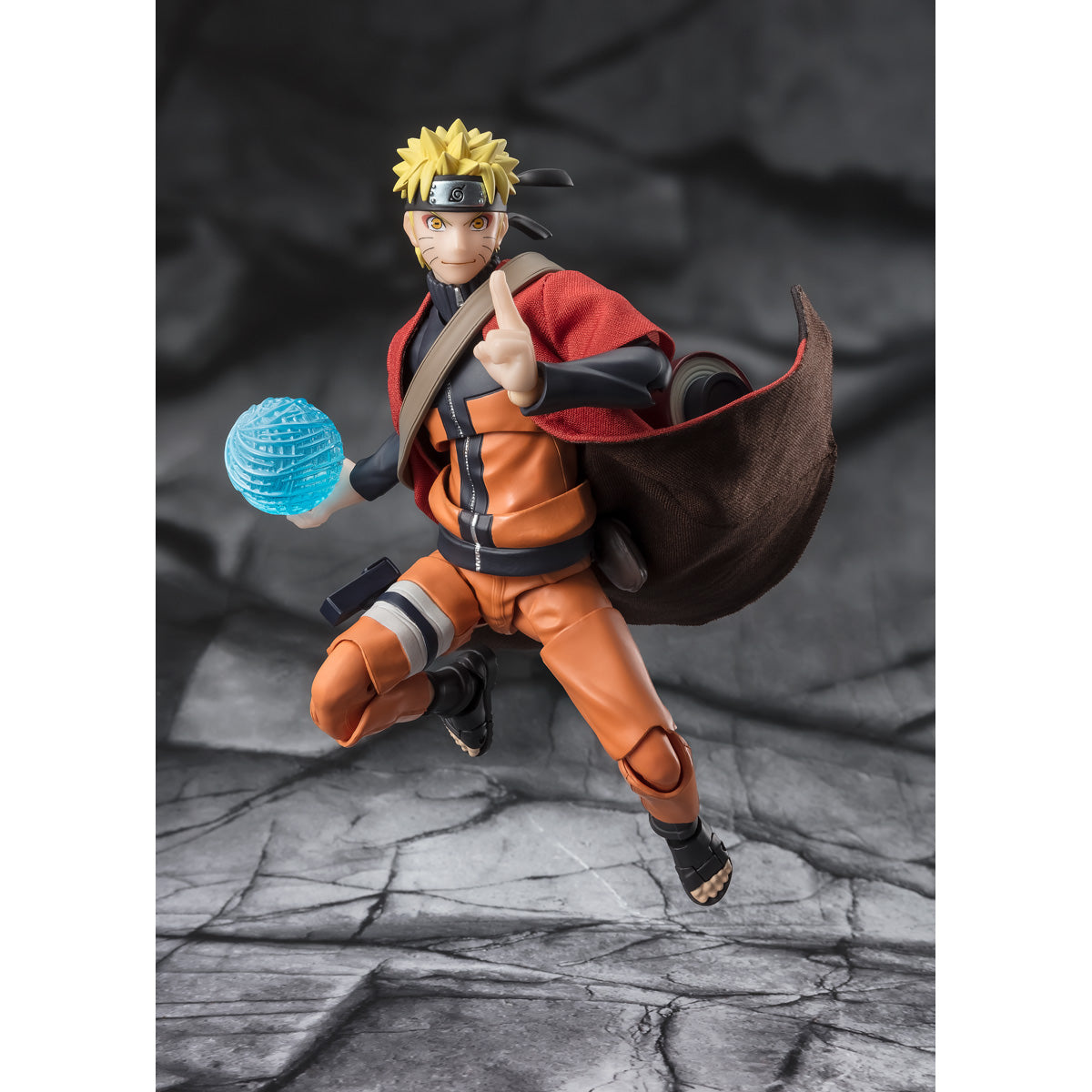 S.H. Figuarts Naruto: Shippuden Naruto Uzumaki (Sage Mode) - Savior of Konoha - Action Figure Exclusive