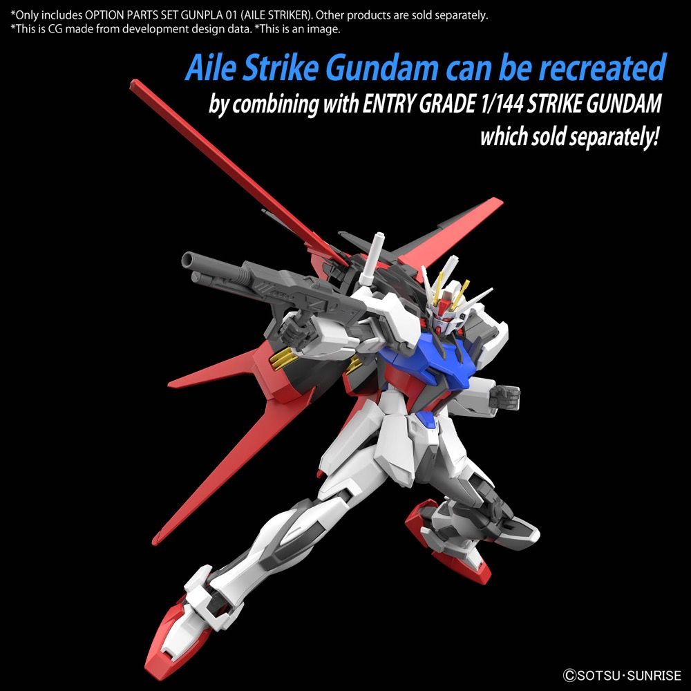 Gundam 1/144 Gunpla Option Parts Set 01 (Aile Striker) Model Kit