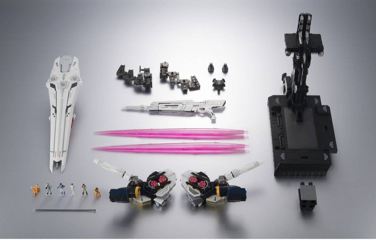 Bandai Metal Structure RX-93 v Nu Gundam Option Parts Armament Enhancement Plans Diecast Action Figure