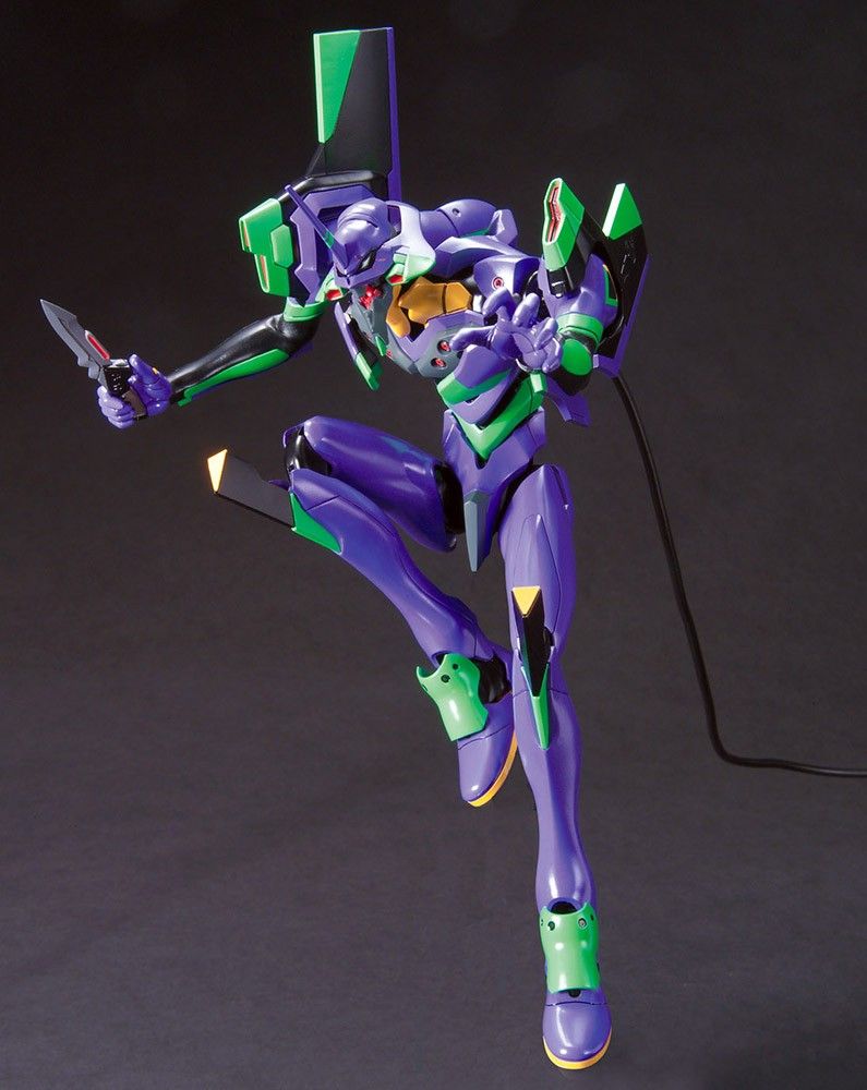 Modellino HG Bandai EVA-01 Test Type Con Telaio – Import Giappone, Figura Assemblaggio, Neon Genesis Evangelion, Collezionismo