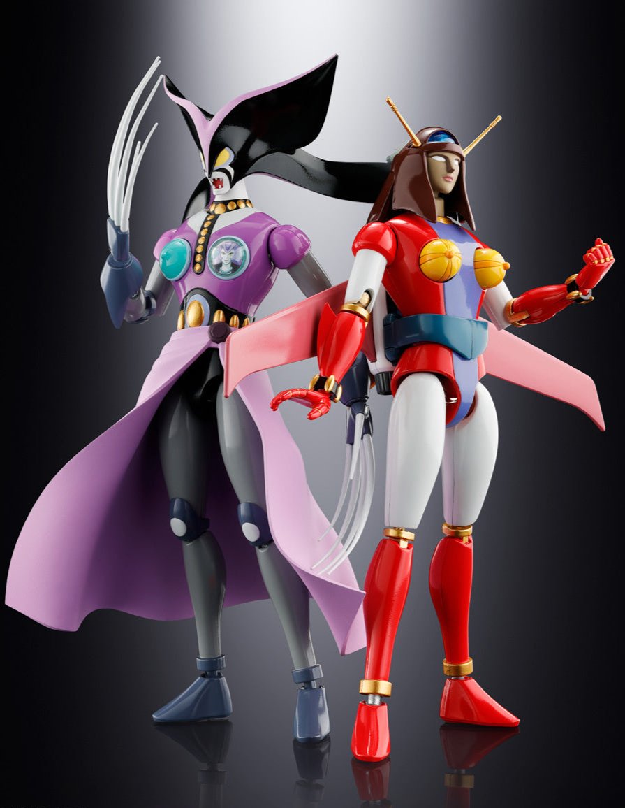 Bandai Soul of Chogokin GX-114 Janus and GX-12R Venus A Great Mazinger Action Figure