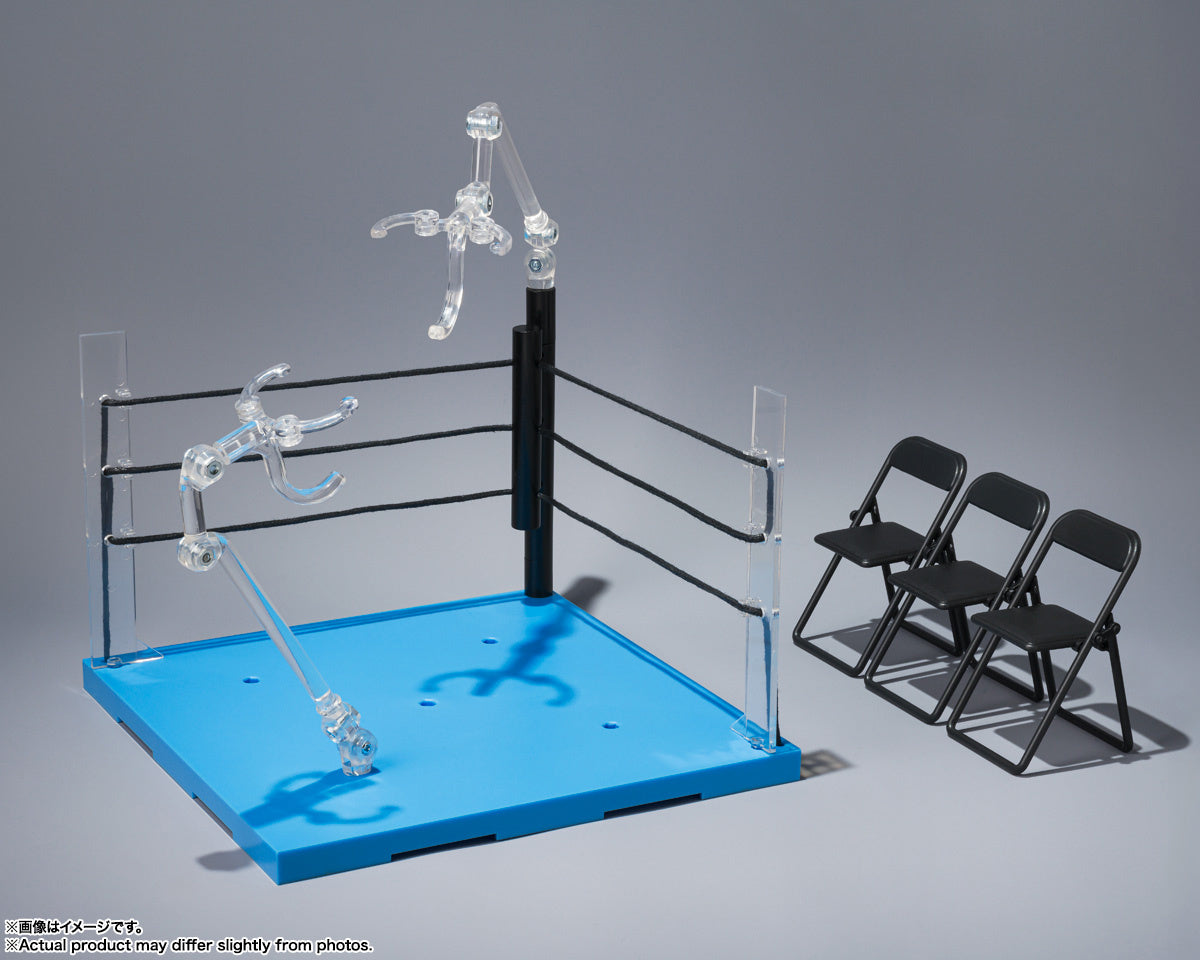 Tamashii Stage Act Ring Corner (Neutral) & Folding Chair Set