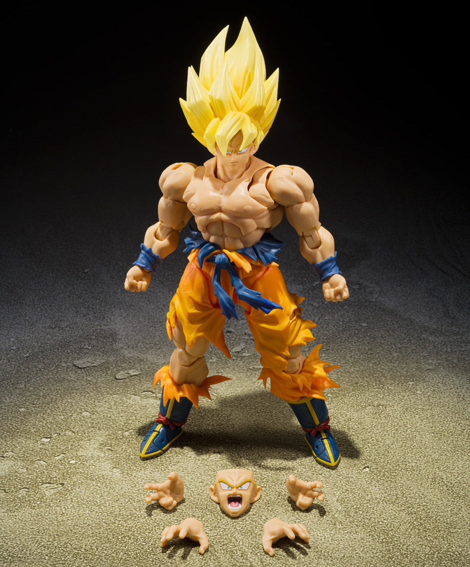S.H. Figuarts Dragon Ball Z Super Saiyan Son Goku (Legendary Super Saiyan Best Selection) Exclusive Action Figure