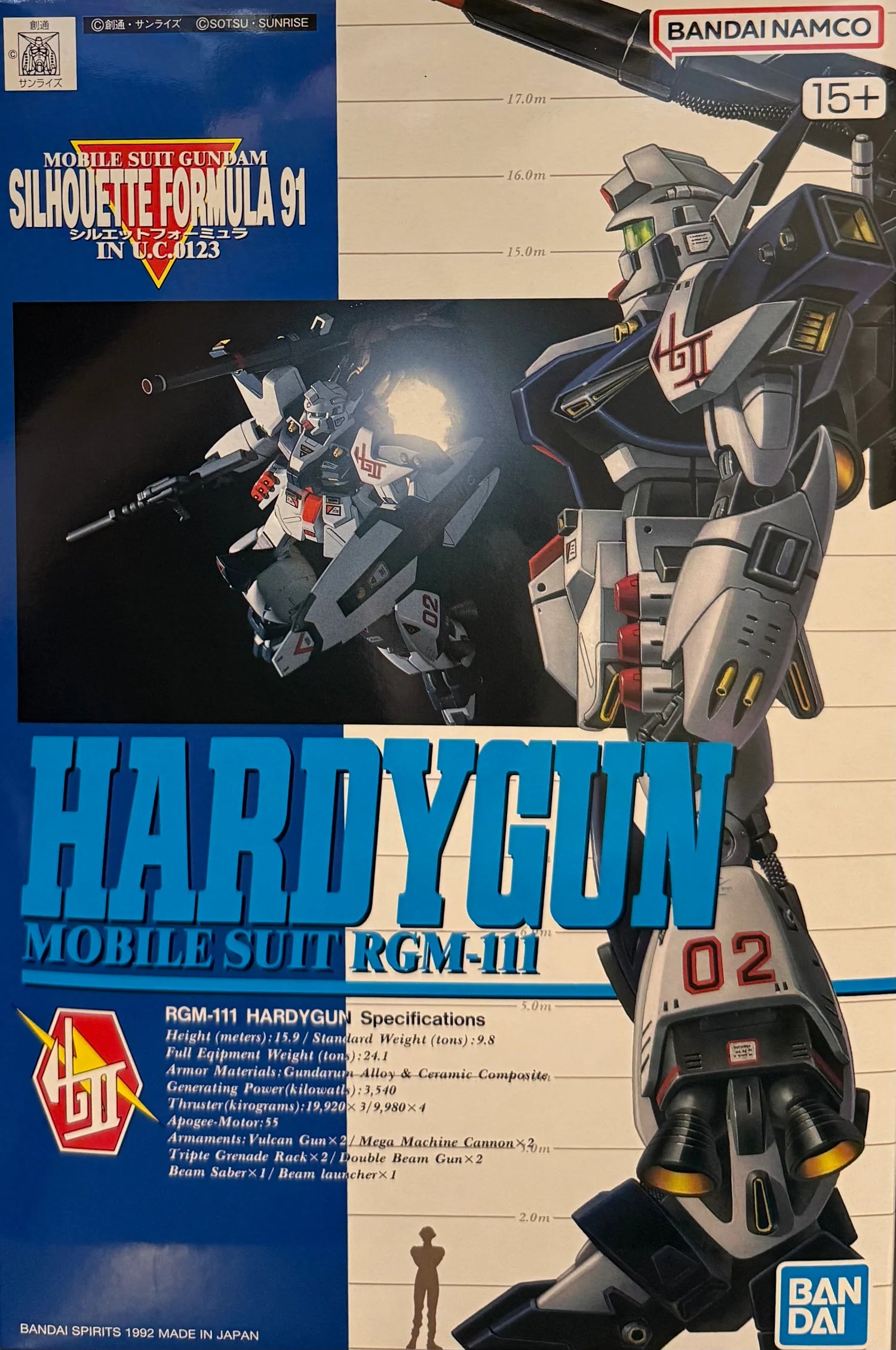 Gundam 1/100 NG F91 #1 RGM-111 Hardygun Model Kit