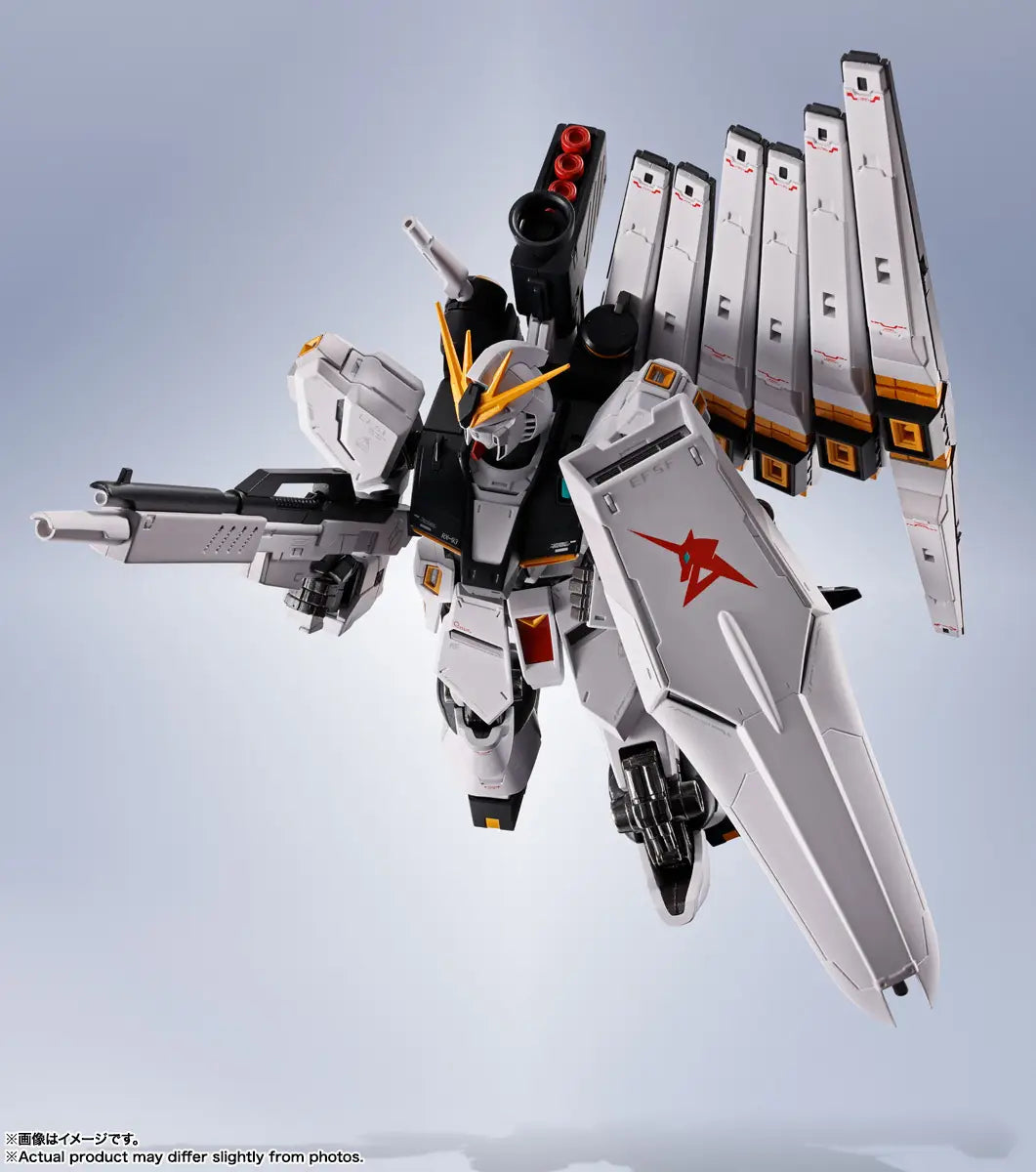 Bandai Metal Robot Spirits Gundam Char's Counterattack v Nu Gundam SIDE MS (Reissue) Action Figure