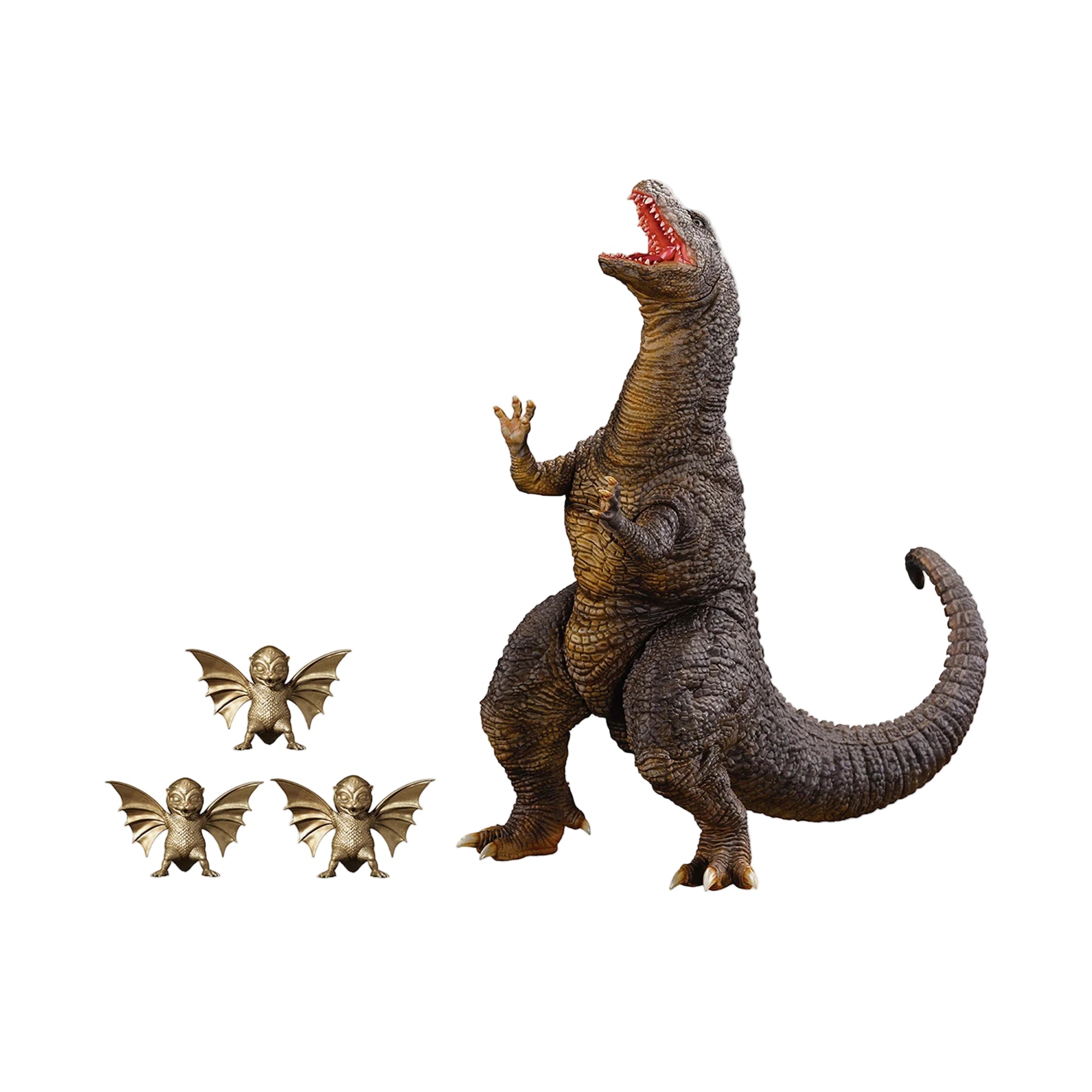 Bandai Ichibansho Godzilla vs. King Ghidorah (1991) Godzillasaurus and Dorat Set Figure