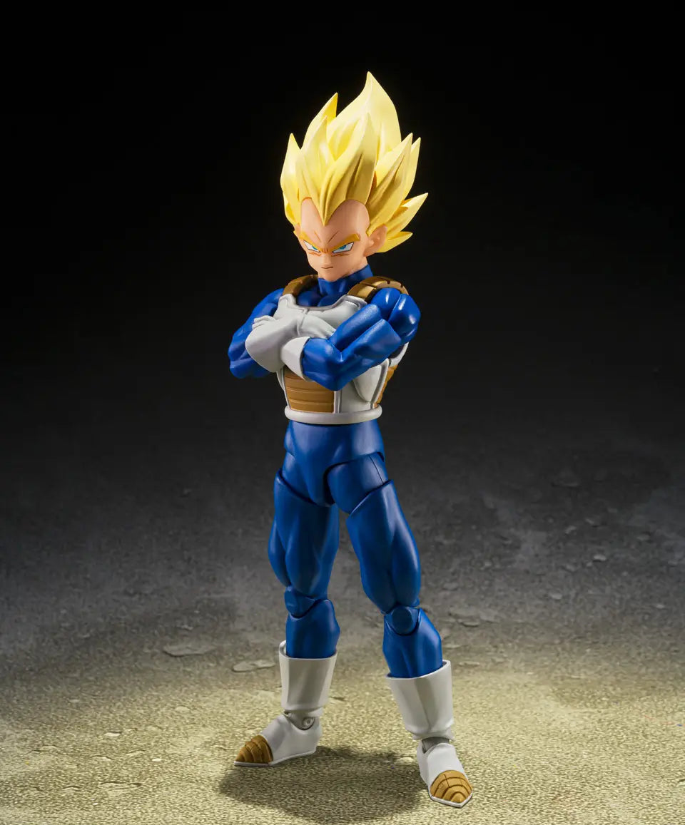 S.H. Figuarts Dragon Ball Z Super Saiyan Vegeta (Dangerous Pride) Action Figure