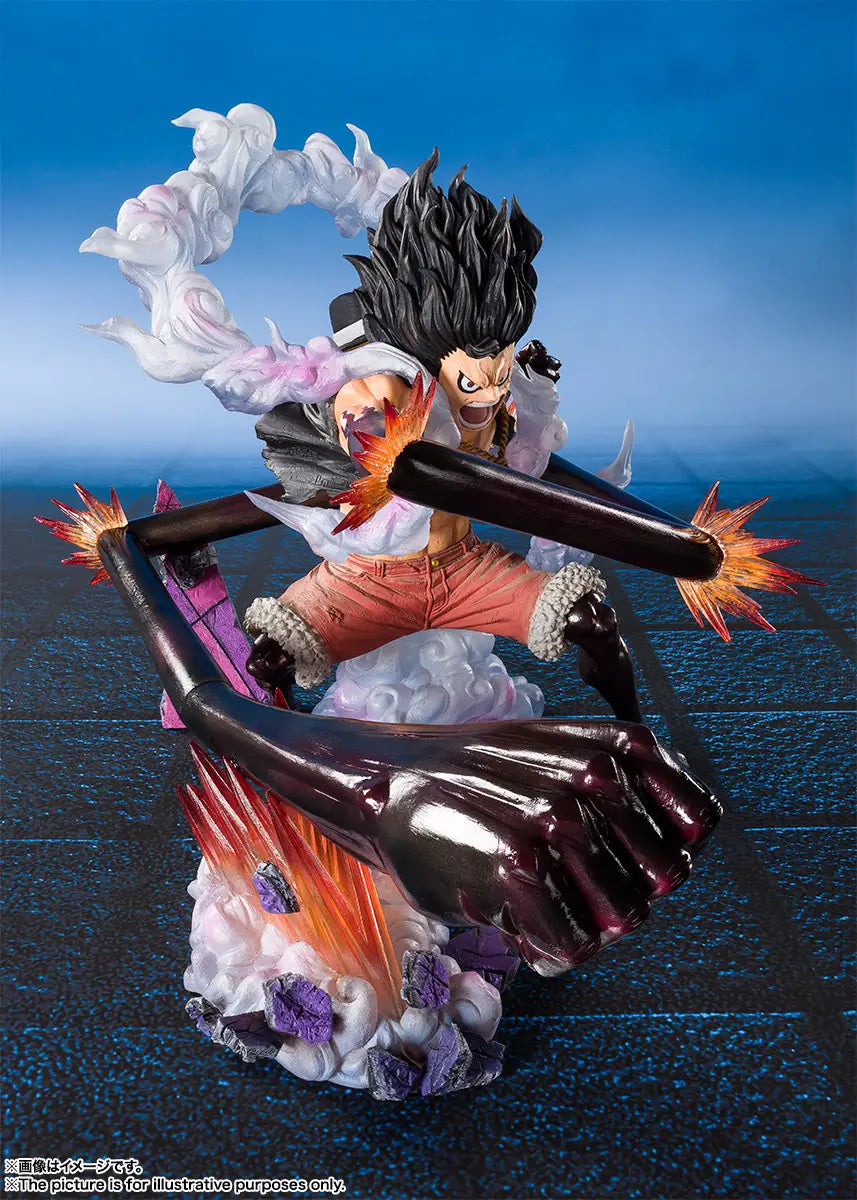 Figuarts Zero Extra Battle One Piece Monkey D. Luffy Gear 4 Snake Man King Cobra (Reissue) Statue