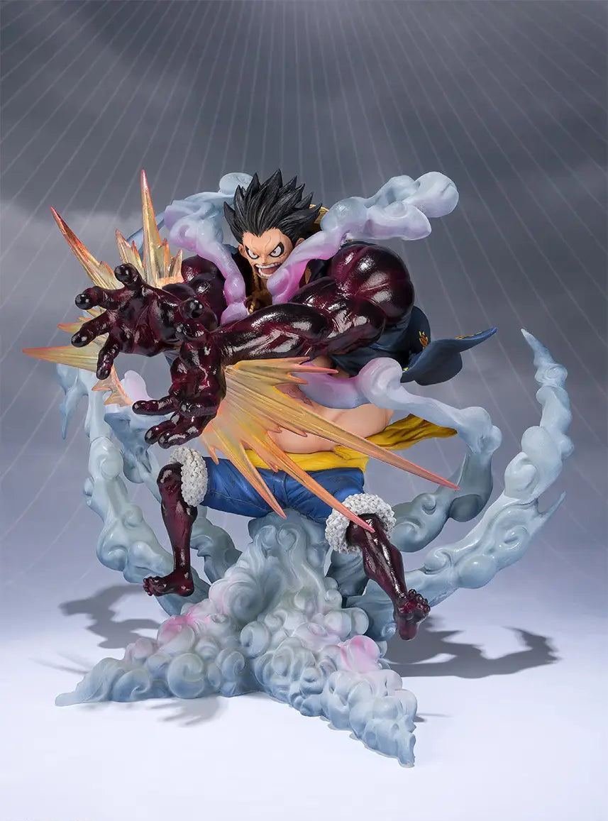 Figuarts Zero Extra Battle One Piece Monkey D. Luffy Gear 4 (Leo Bazooka) Statue