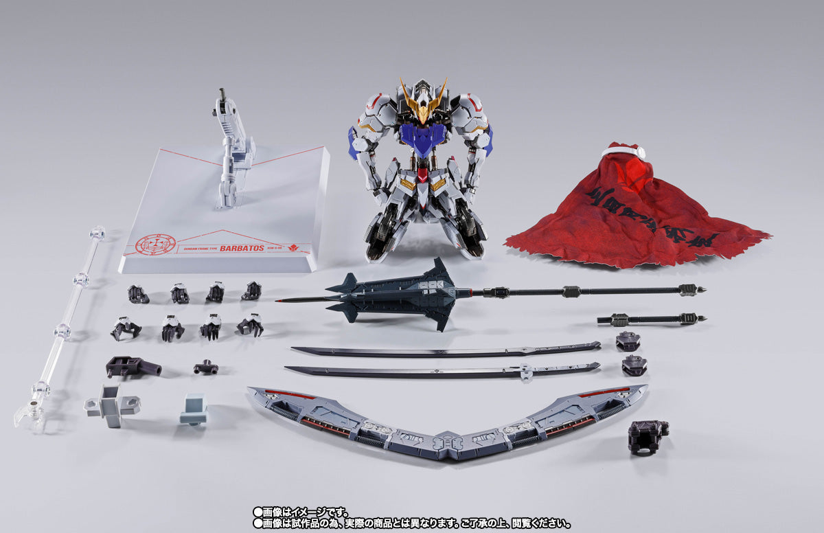 Bandai Metal Build Gundam Iron-Blooded Orphans Gundam Barbatos & Boomerang Mace (4th Form) Action Figure