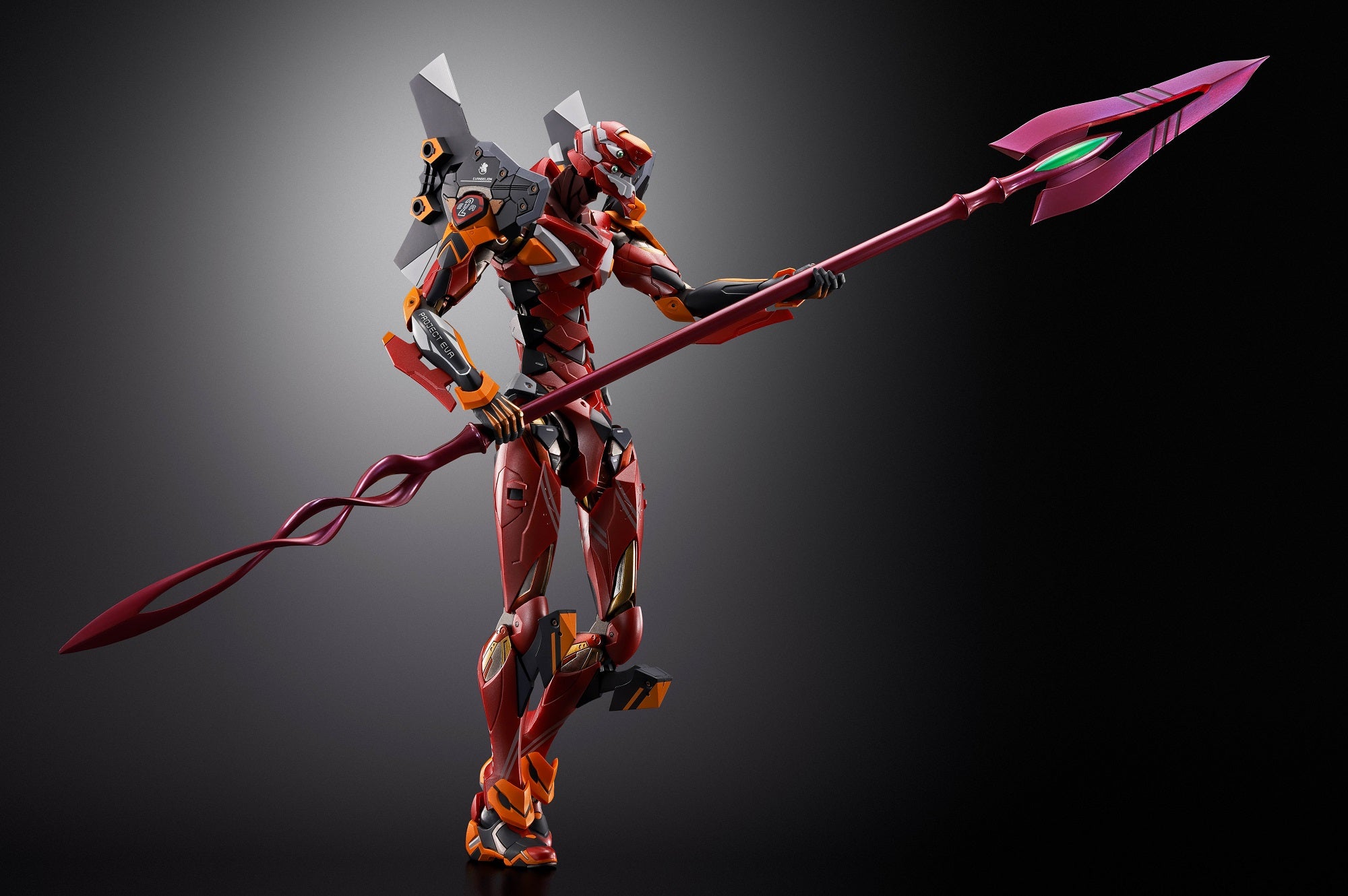 Bandai Metal Build Evangelion EVA-02 Production Model (30th with the Spear of Cassius) Action Figure