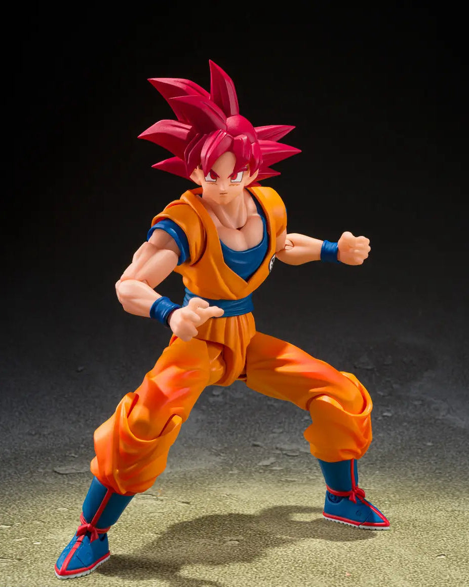 S.H. Figuarts Dragon Ball Super Saiyan God Son Goku -God Aura- Action Figure
