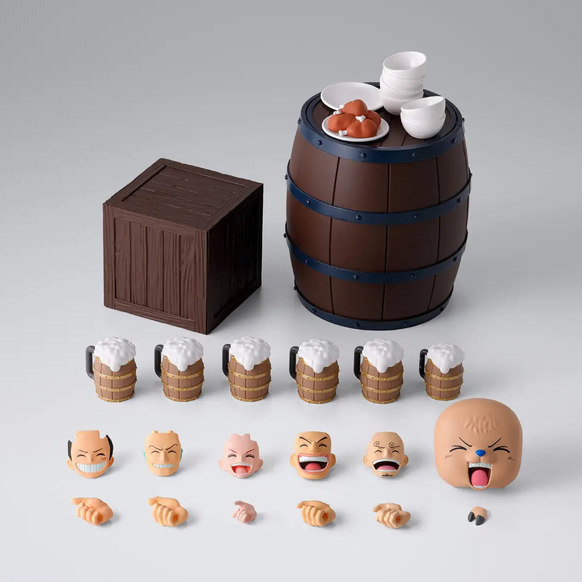 S.H. Figuarts One Piece Party Set (The Straw Hat Crew) Option Parts Set