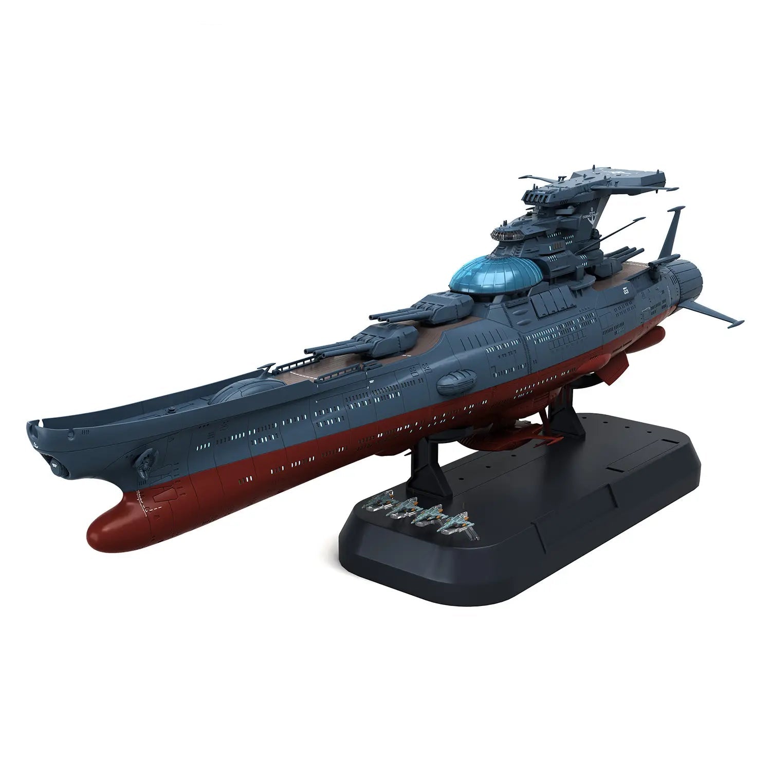 Star Blazers 3199 1/1000 Wave Motion Experimental Ship Ginga (3199) Model Kit