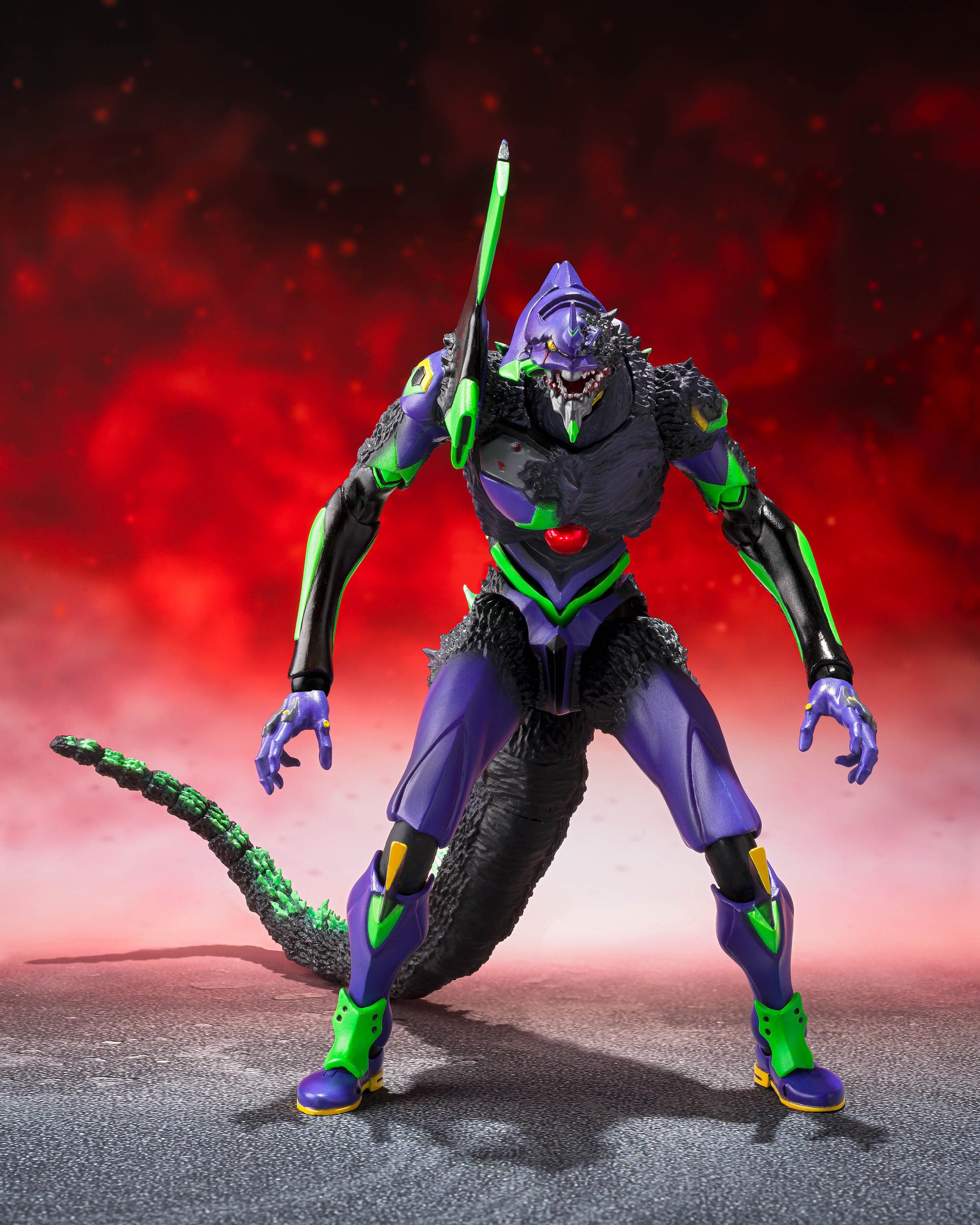 S.H. Monsterarts Evangelion Test Type-01 "G" Godzilla Awakening Form Action Figure