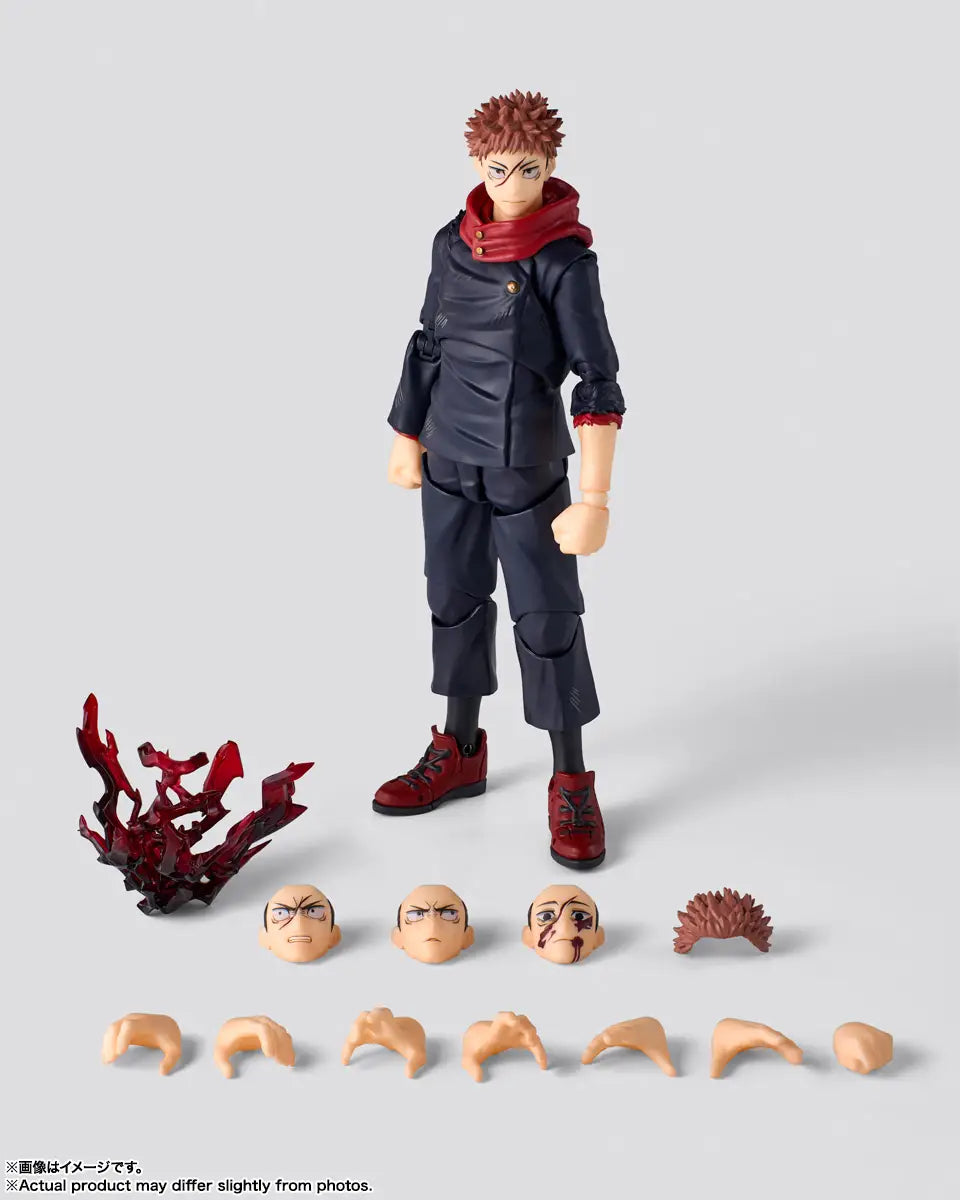S.H. Figuarts Jujutsu Kaisen Yuji Itadori (120% of Potential) Action Figure