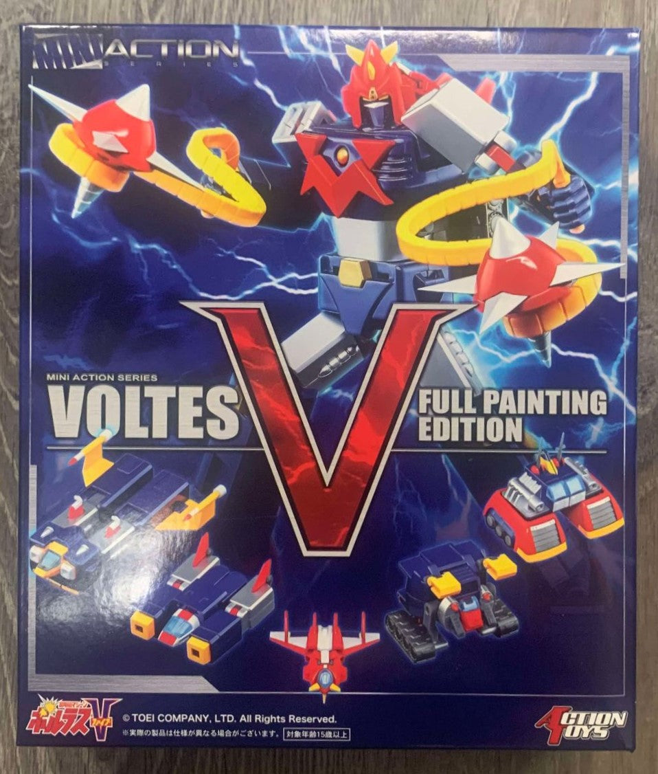 Action Toys Mini Action Voltes V (Five) Full Painting Edition Action Figure