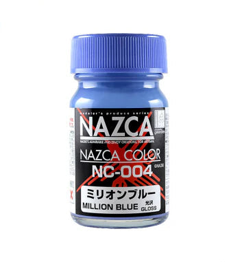 Gaianotes NAZCA NC-004 Gloss Million Blue 15ML Paint Bottle