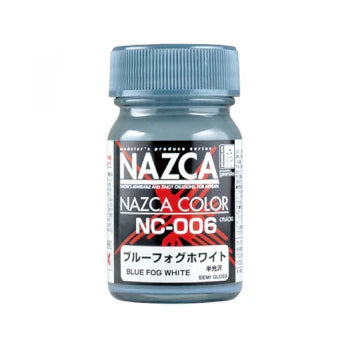 Gaianotes NAZCA NC-006 Semi-Gloss Blue Fog White 15ML Paint Bottle