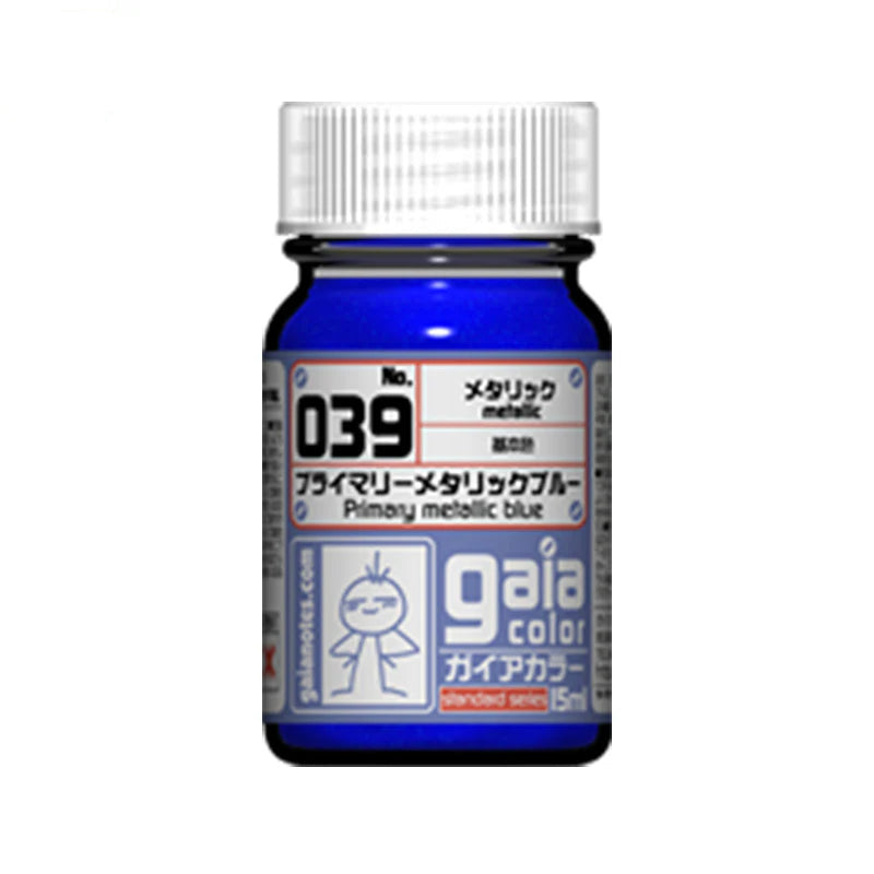 Gaianotes Gaia 039 Primary Metallic Blue 15ML Paint Bottle