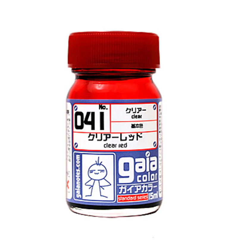 Gaianotes Gaia 041 Clear Red 15ML Paint Bottle
