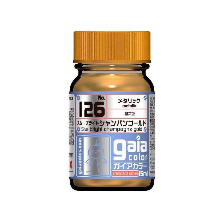Gaianotes Gaia 126 Metallic Star Bright Champagne Gold 15ML Paint Bottle