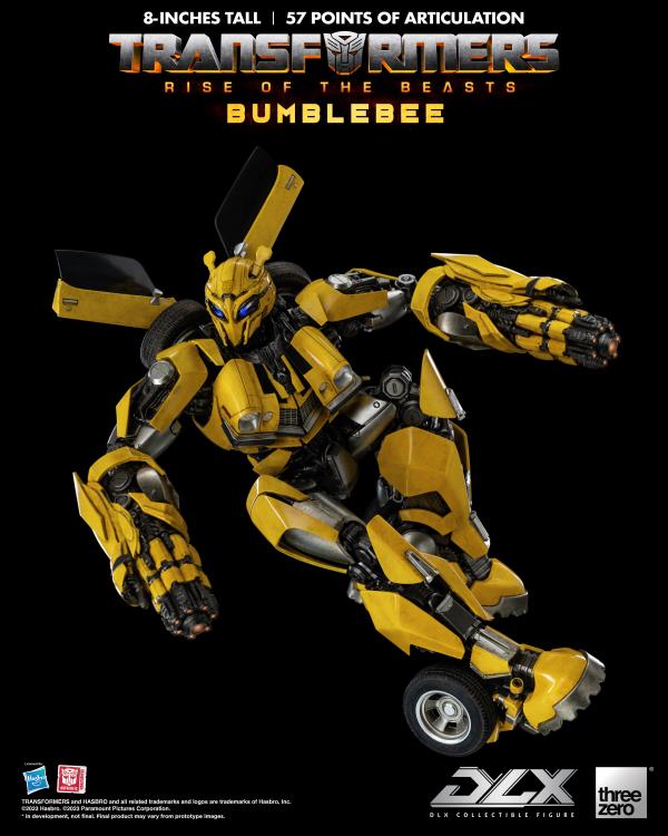 ThreeZero Transformers: Rise of the Beasts Bumblebee DLX Action