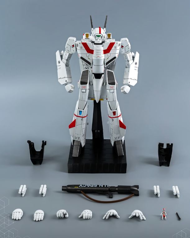 ThreeZero Robotech Macross ROBO-DOU VF-1J Veritech (Rick Hunter) Action Figure