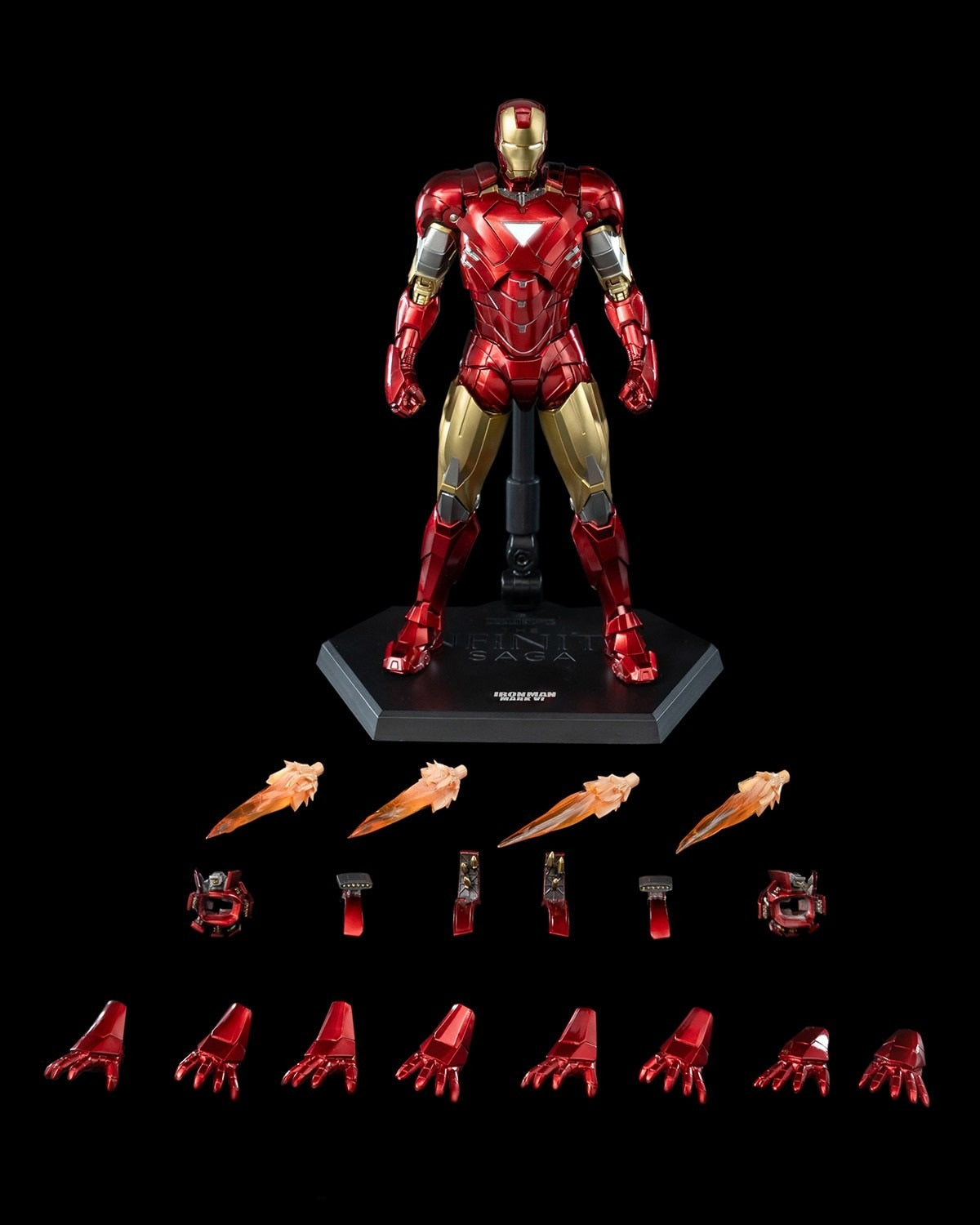 ThreeZero 1/12 Avengers: The Infinity Saga Iron Man Mark VI 6 DLX Action Figure