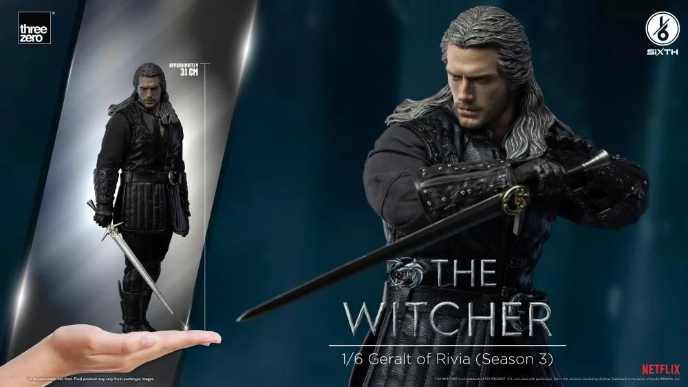 ThreeZero 1/6 The Witcher (Netflix) Geralt of Rivia (Season 3) Action Figure