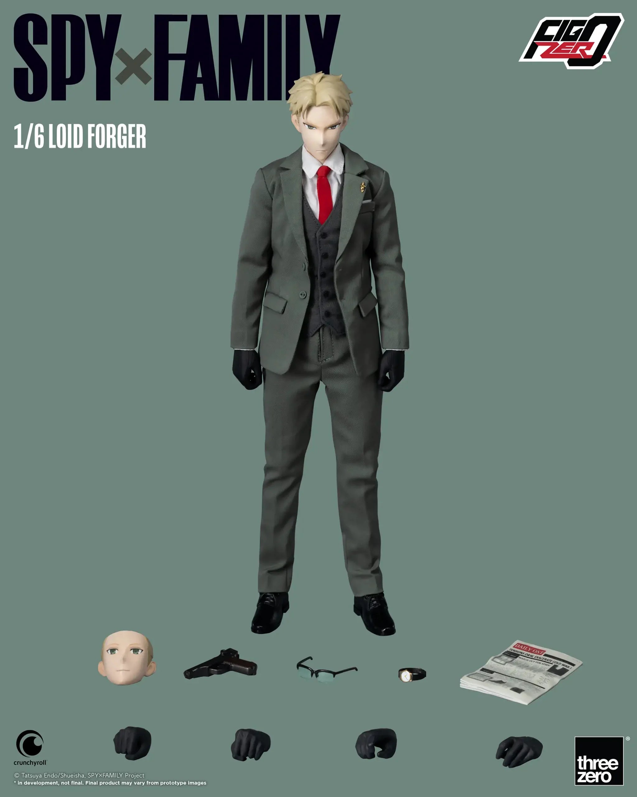 ThreeZero FigZero 1/6 Spy x Family Loid Forger Action Figure