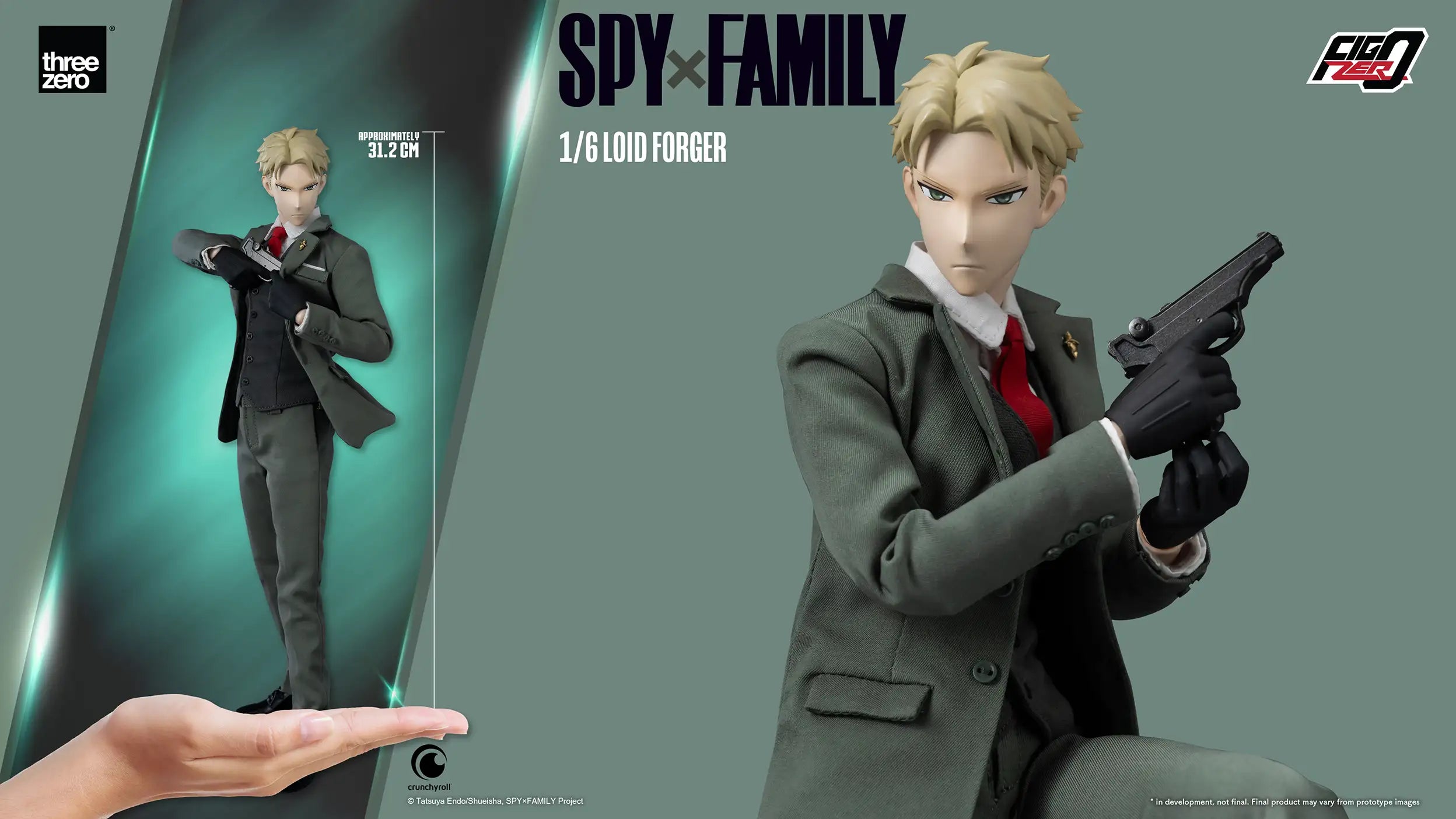 ThreeZero FigZero 1/6 Spy x Family Loid Forger Action Figure