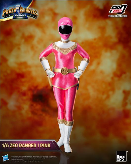 ThreeZero FigZero 1/6 Power Rangers Zeo Ranger I Pink Scale Action Figure