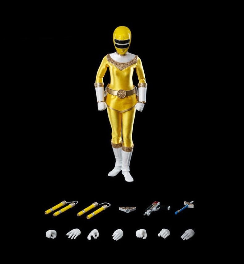 ThreeZero FigZero 1/6 Power Rangers Zeo Ranger II Yellow Scale Action Figure