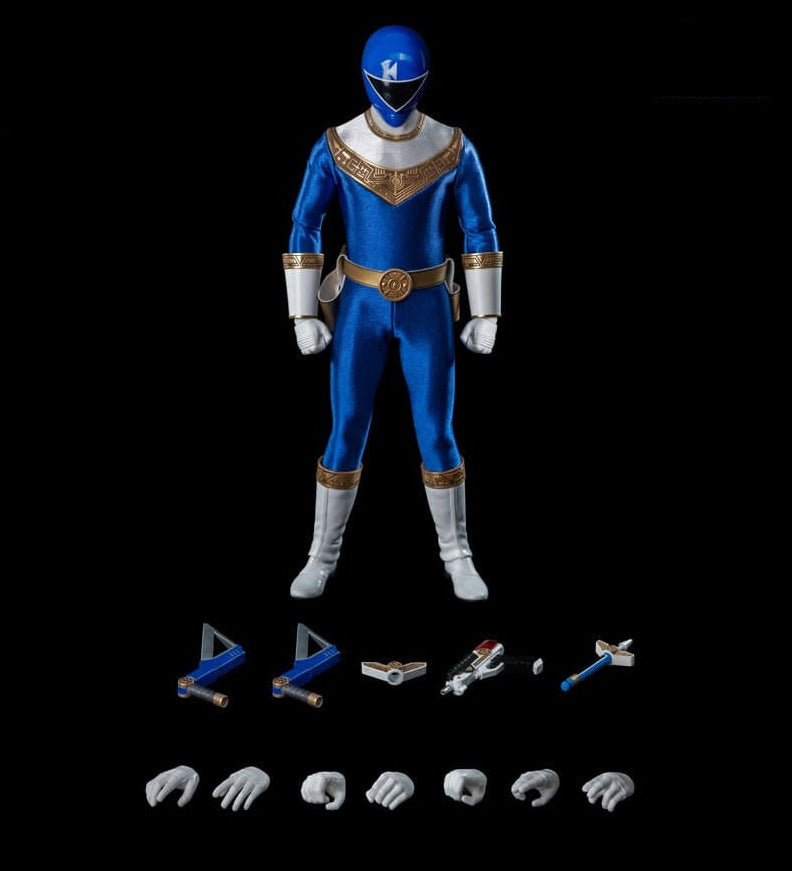 ThreeZero FigZero 1/6 Power Rangers Zeo Ranger III Blue Scale Action Figure
