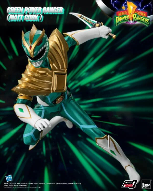 ThreeZero FigZero 1/6 Mighty Morphin Power Rangers Green Ranger (Matt Cook Ver.) PX Previews Limited Sixth Scale Figure