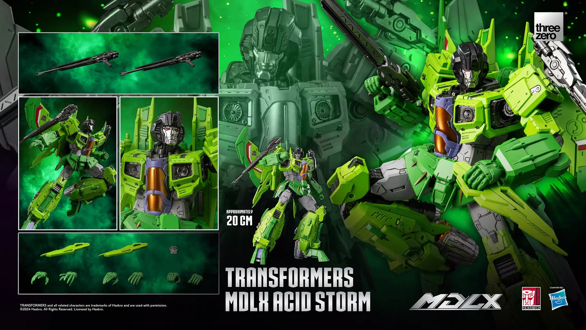 ThreeZero Transformers Acid Storm MDLX Exclusive Action Figure