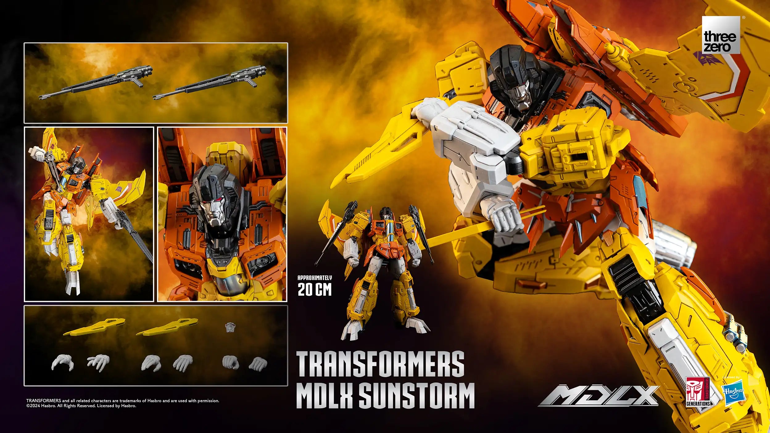 ThreeZero Transformers Sunstorm MDLX Exclusive Action Figure
