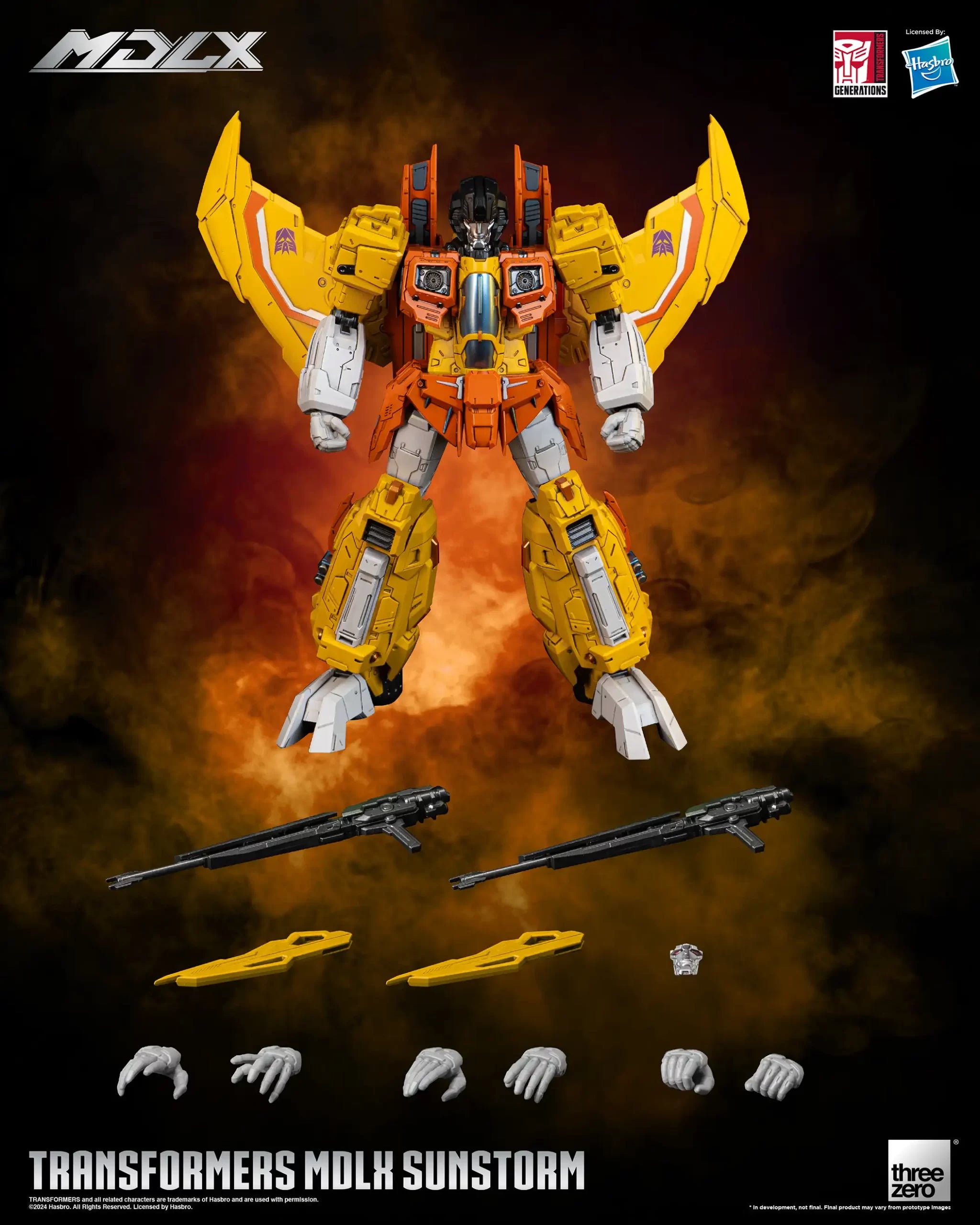 ThreeZero Transformers Sunstorm MDLX Exclusive Action Figure