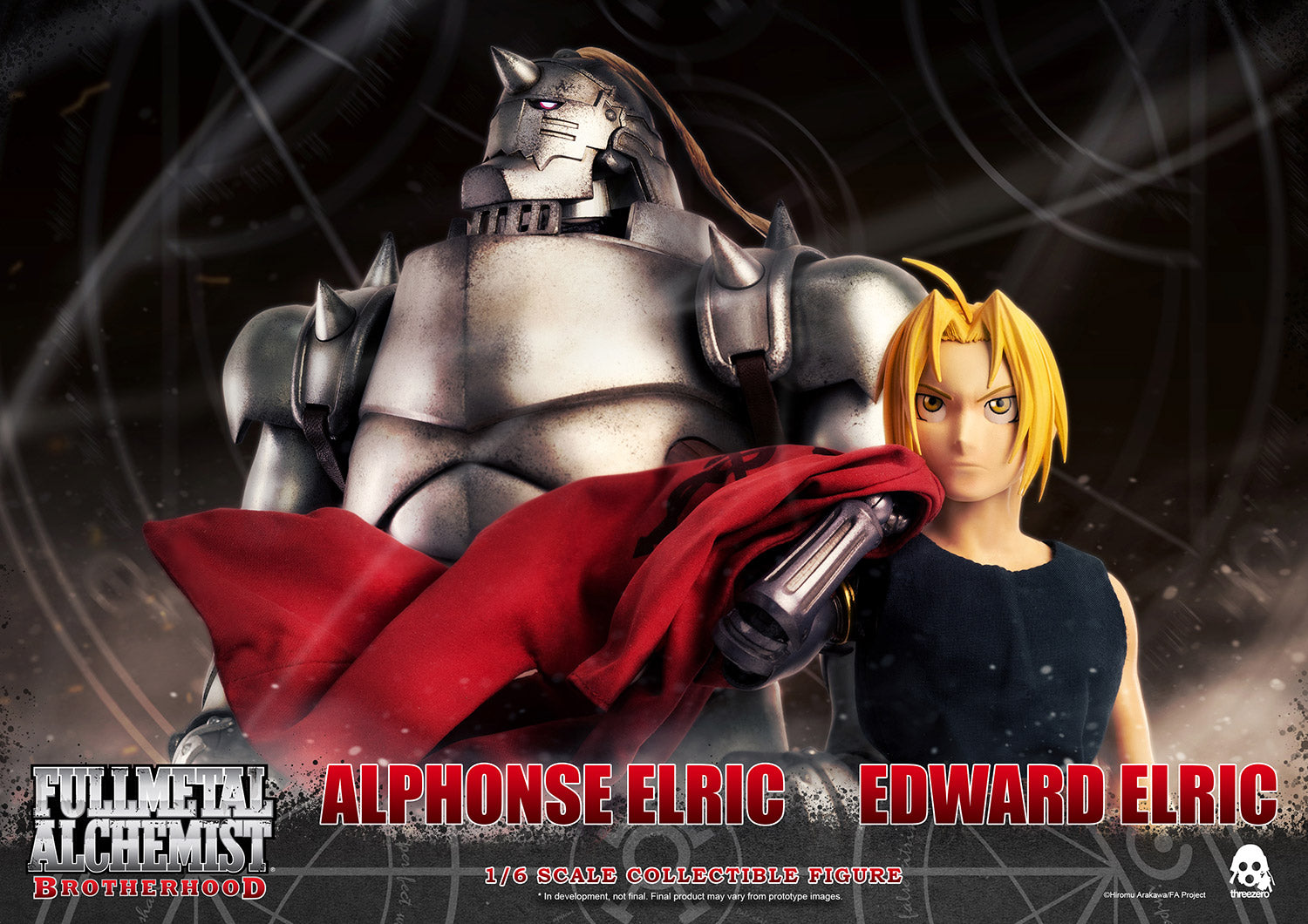 ThreeZero FigZero 1/6 Fullmetal Alchemist: Brotherhood Edward & Alphonse Elric Twin-Pack Scale Action Figure