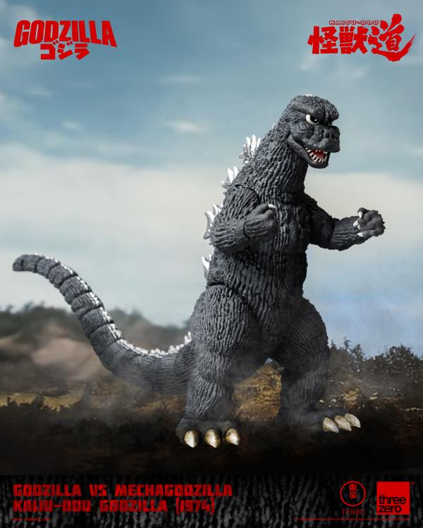 ThreeZero Godzilla Vs. Mechagodzilla (1974) KAIJU-DOU Godzilla Action Figure