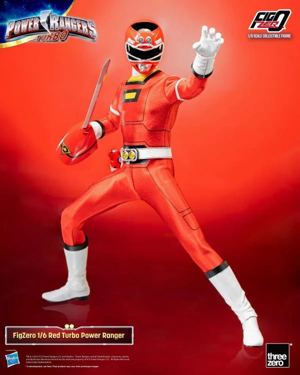 ThreeZero FigZero 1/6 Power Rangers Turbo Red Turbo Ranger Scale Action Figure