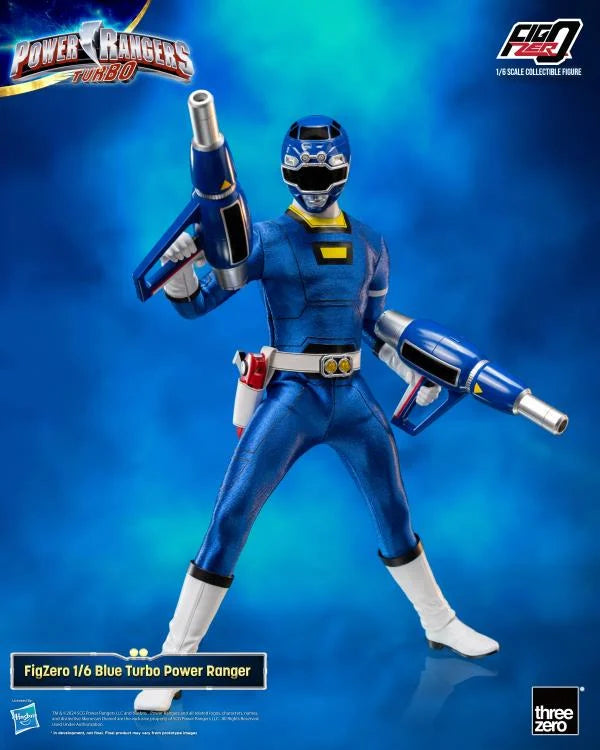 ThreeZero FigZero 1/6 Power Rangers Turbo Blue Turbo Ranger Scale Action Figure