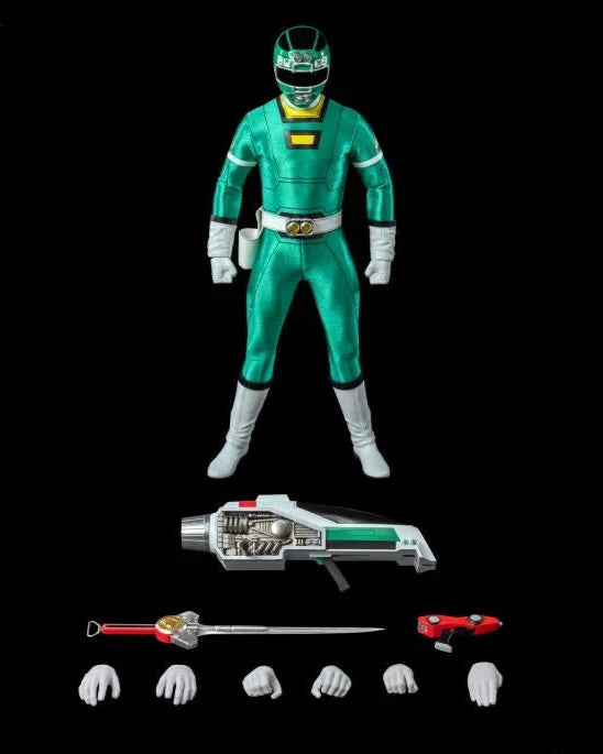 ThreeZero FigZero 1/6 Power Rangers Turbo Green Turbo Ranger Scale Action Figure