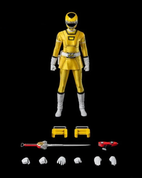 ThreeZero FigZero 1/6 Power Rangers Turbo Yellow Turbo Ranger Scale Action Figure