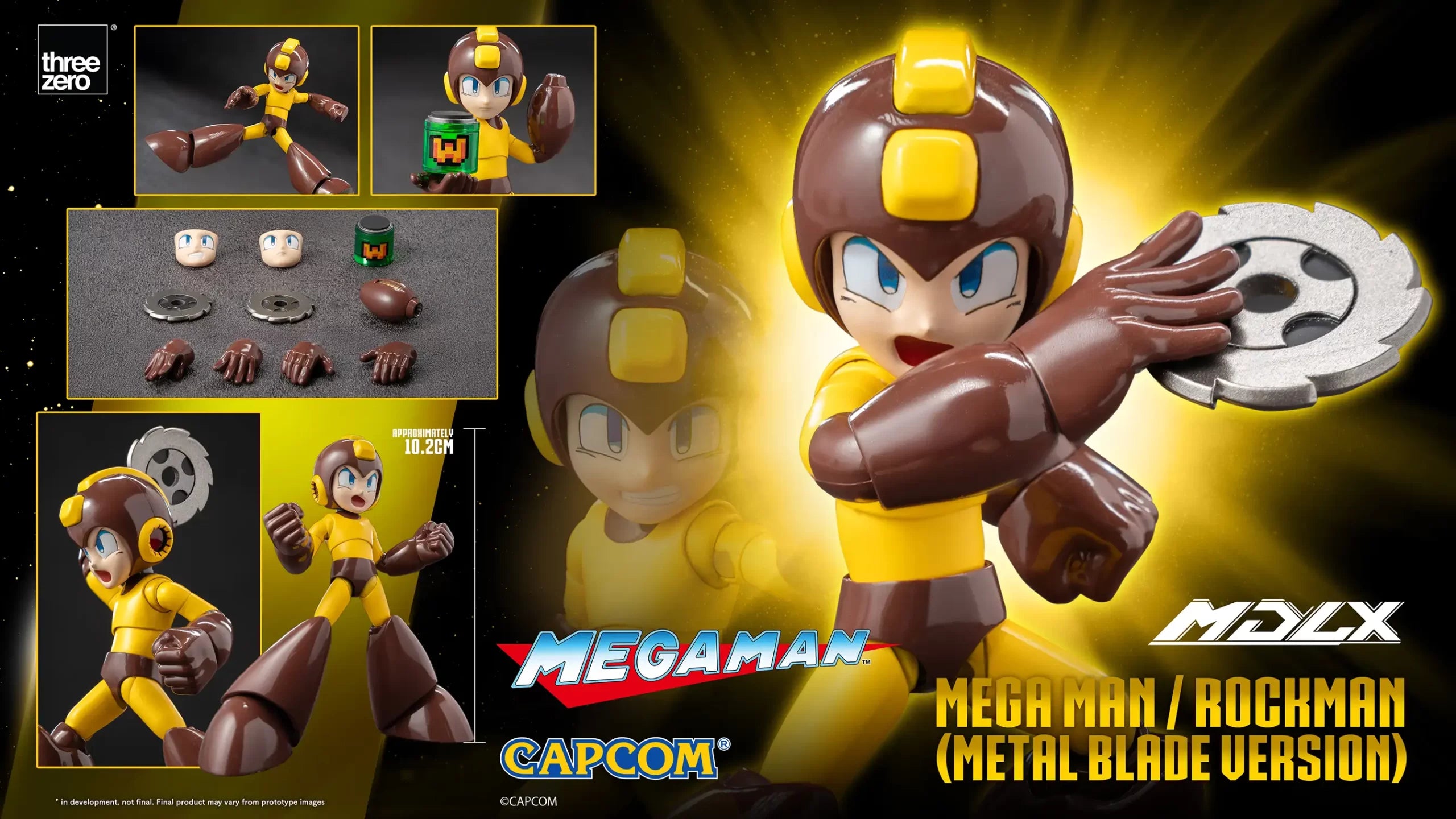ThreeZero Mega Man Rockman (Metal Blade Ver.) MDLX Action Figure