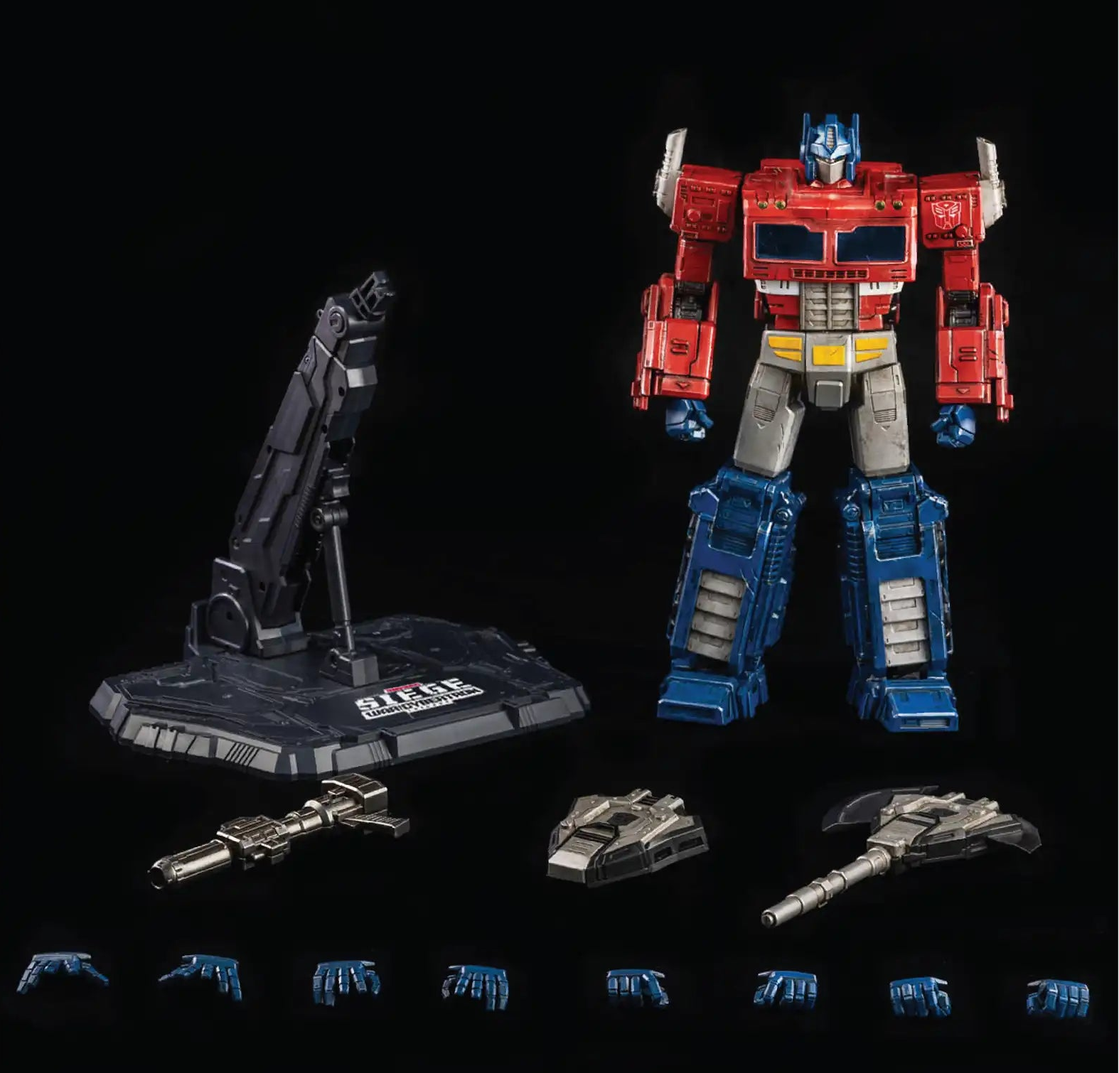 ThreeZero Transformers War for Cybertron Trilogy Optimus Prime DLX Scale Figure