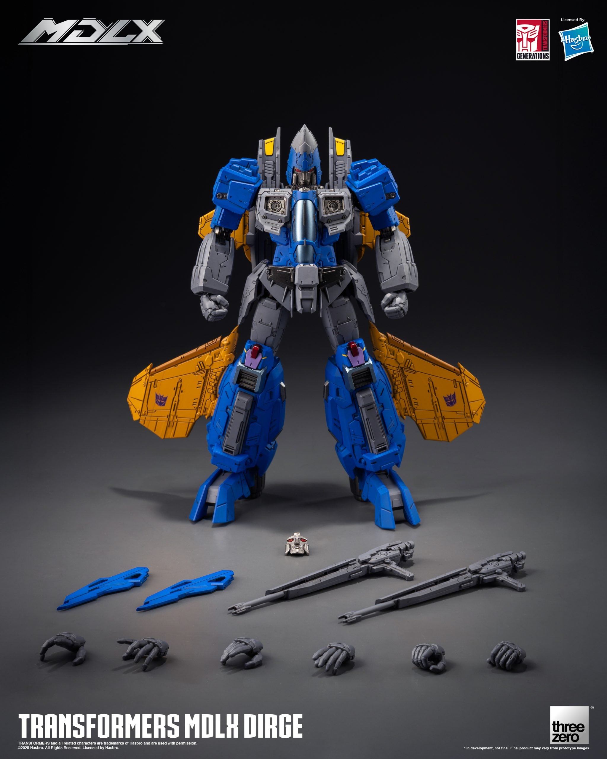 ThreeZero Transformers Dirge MDLX Action Figure