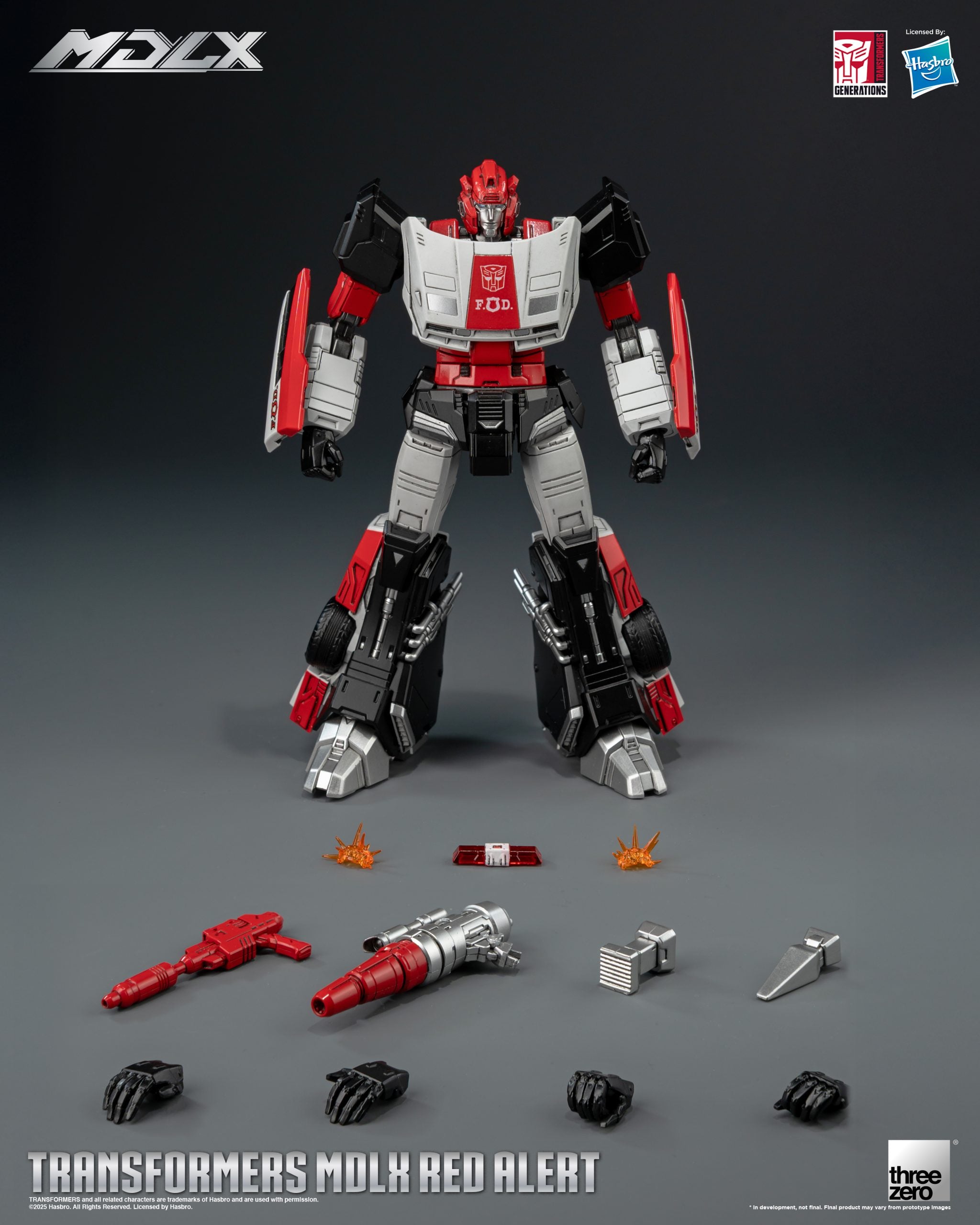 ThreeZero Transformers Red Alert MDLX Action Figure